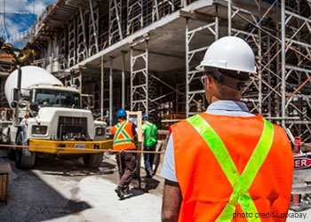 Concrete Mixer On-Site